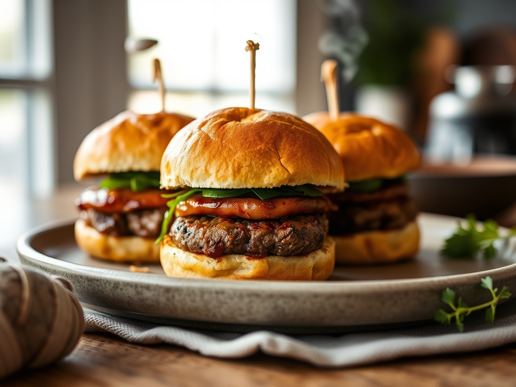 10 Minute Beef Sliders