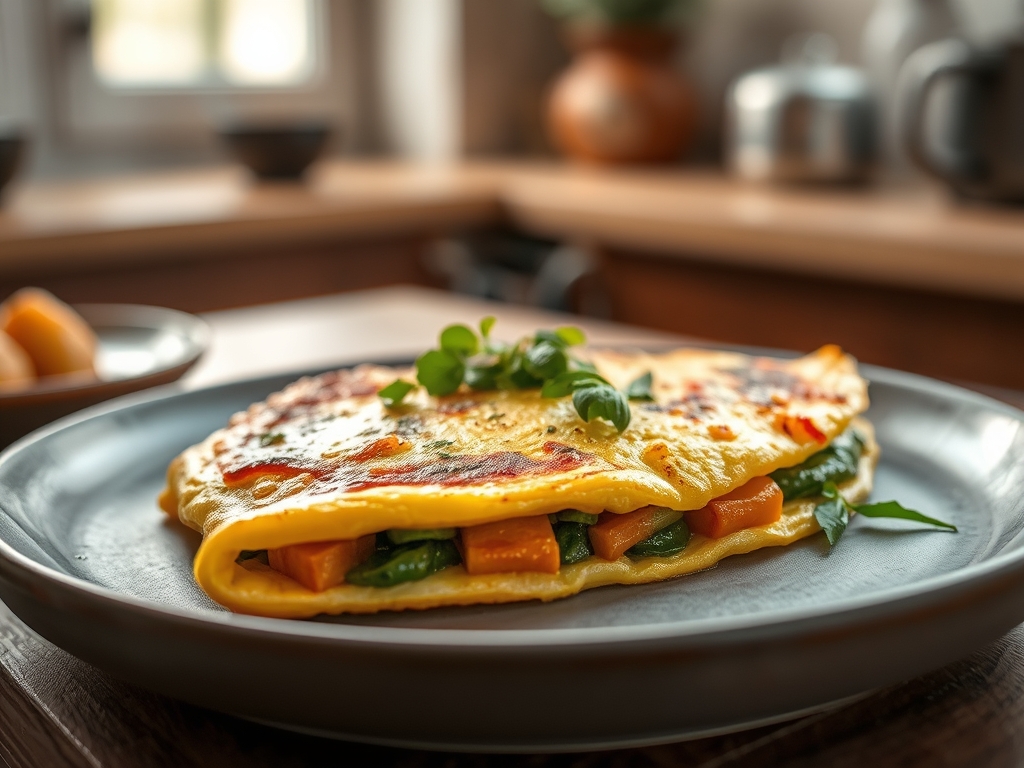 10 Minute Veggie Omelet