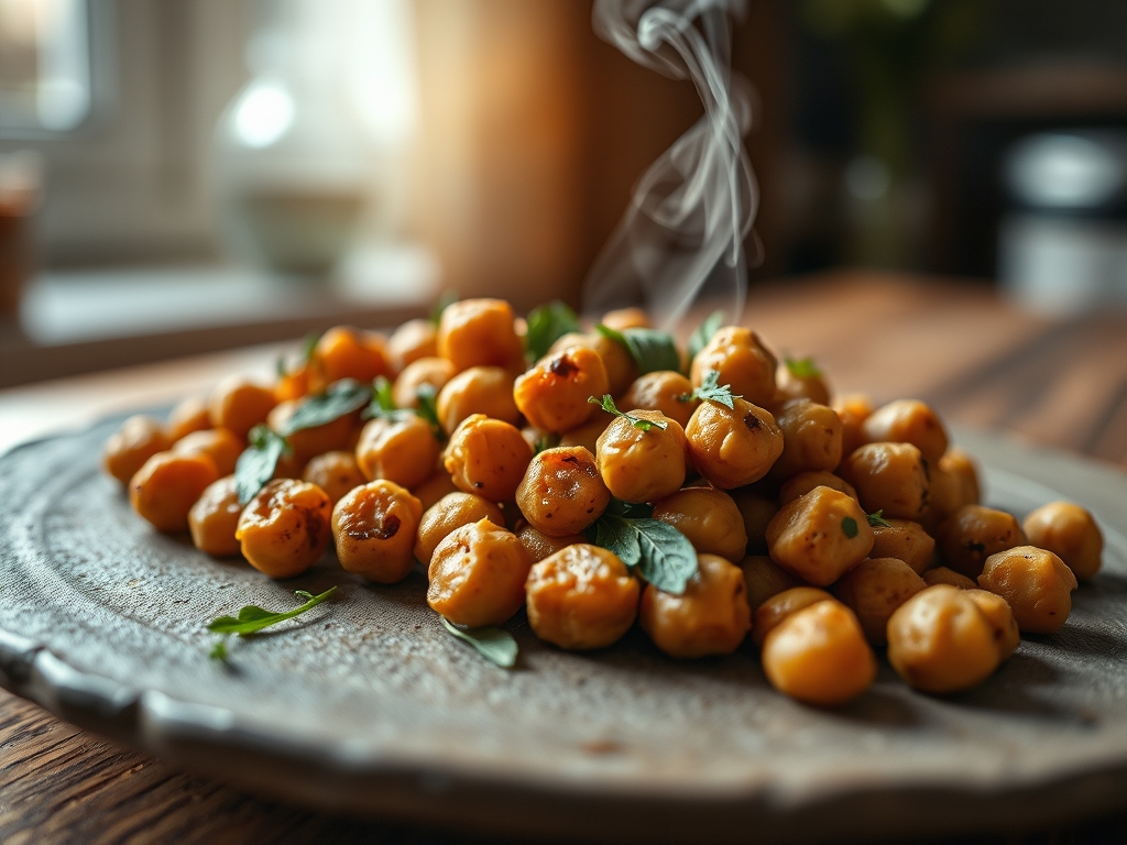Oven Roasted Chickpeas