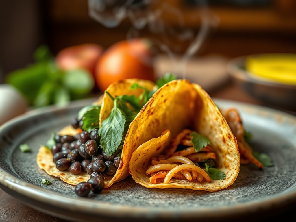 Quick Black Bean Tacos
