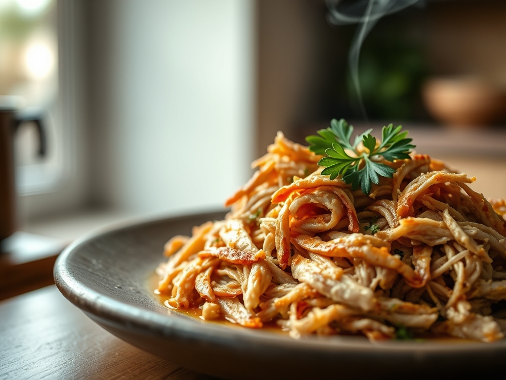 Slow Cooker Shredded Chicken